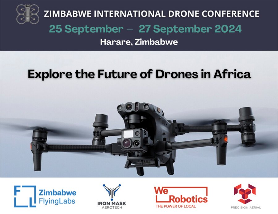 Zimbabwe 2024 International Drone Conference Poster