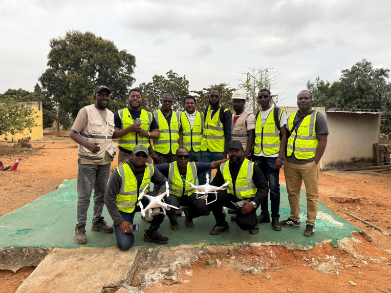 Angola Flying Labs team photo