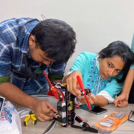 Bangladesh Participants building their very first FPV drone