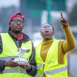 Kenya Web Drone Pilot Team