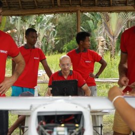 Madagascar Web Team and Fixed Wing Drone