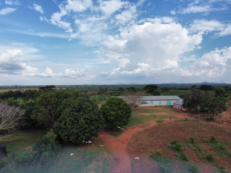 Uganda_Blog_Pura Organics farm warehouse surrounded by an orchard