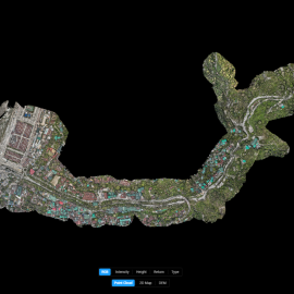 Bhutan Web Li DAR Based topographic survey of Omchhu river