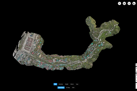 Bhutan Web Li DAR Based topographic survey of Omchhu river