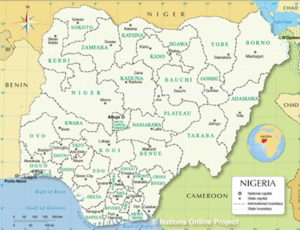 Map of Nigeria