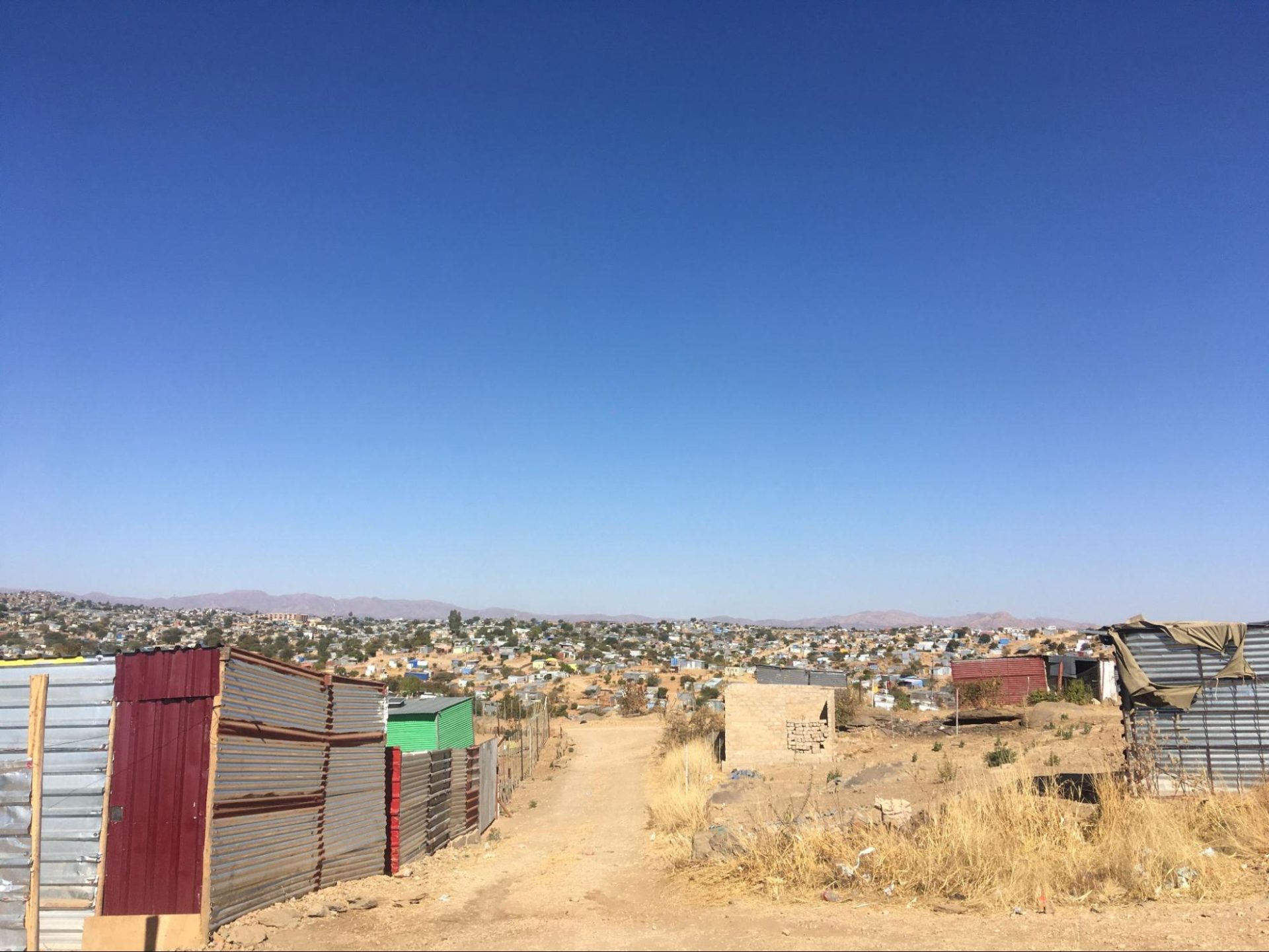 Photo of Brendan Simbwaye A informal settlement